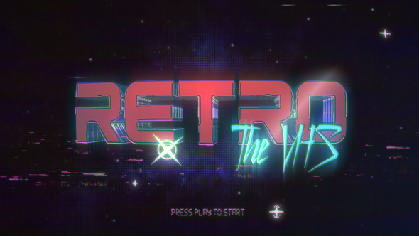 Retro VHS Logo Opener After Effects Project Files VideoHive